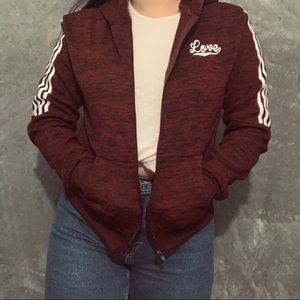 🌿 10 for $10 // love burgundy sweater